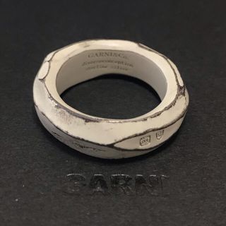 ガルニ(GARNI)のGARNI ガルニ クロッケリーホワイトコーティングシルバーリング21号(リング(指輪))