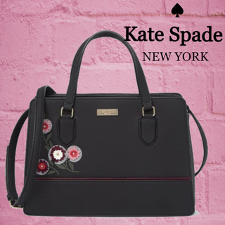 ケイトスペードニューヨーク(kate spade new york)の★SALE☆【kate spade】リースフローラルレザーサッチェルバック(ショルダーバッグ)