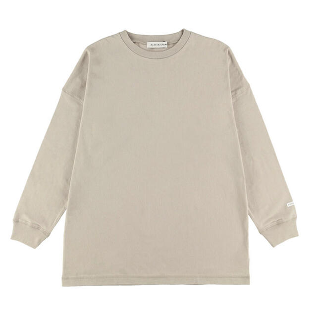 ALEXIA STAM(アリシアスタン)のBack Logo Long Sleeve Tee Greige レディースのトップス(Tシャツ(長袖/七分))の商品写真