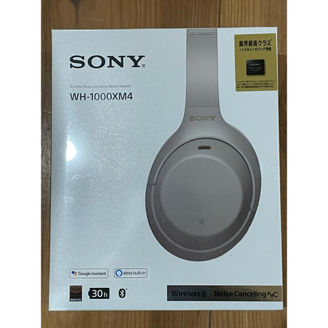 SONY WH-1000XM4 ワイヤレス　ヘッドセット　プラチナシルバー