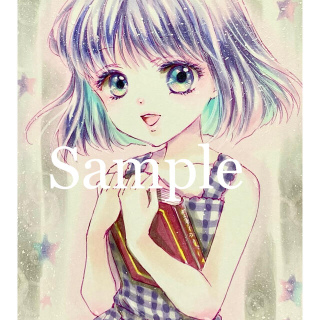 アウトレット卸売 【あお1444様専用】自作イラスト 手描きイラスト 売り出し価格 手描きイラスト ゆう様⭐︎ キャラクターグッズ