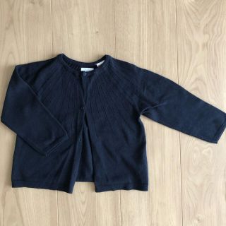 ザラ(ZARA)のZARA 80 カーディガン　ネイビー(カーディガン/ボレロ)