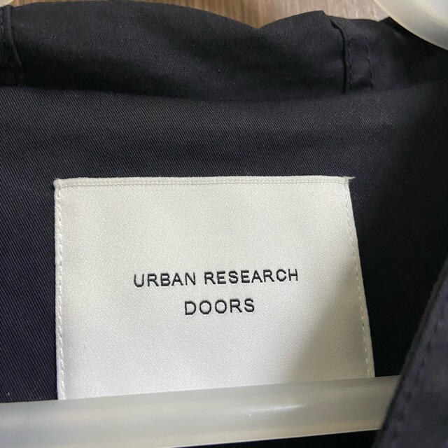 URBAN RESEARCH DOORS(アーバンリサーチドアーズ)のURBAN RESEARCH DOORS コットンハイカウントギャバフードコート レディースのジャケット/アウター(スプリングコート)の商品写真