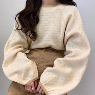 カスタネ(Kastane)のlawgy original spring knit tops ニット トップス(ニット/セーター)