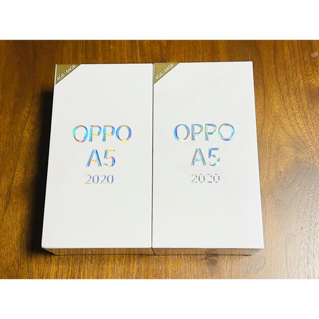 新品未使用】OPPO A5 2020 SIMフリー 本体 2台セット-