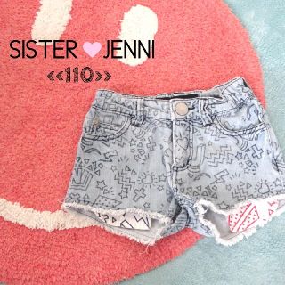 ジェニィ(JENNI)のお値下げ♡ ジェニィ　JENNI  110 ショーパン　デニム　柄(パンツ/スパッツ)