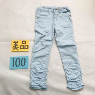 ハッシュアッシュ(HusHush)の☆美品　100 ハッシュアッシュ　水色パンツ(パンツ/スパッツ)