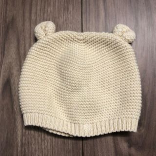 ベビーギャップ(babyGAP)の【み る く様専用】gap ニット帽子　くま耳付き(帽子)