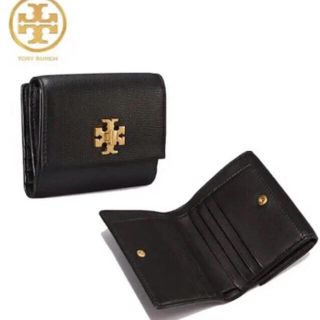 トリーバーチ(Tory Burch)のトリーバーチ ブラックの折財布☆新品  本日のみ値下げ！(財布)