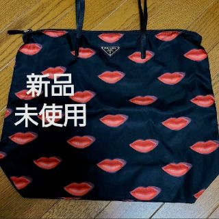 プラダ PRADA BYOBAG B4262D トライアングルロゴ リップ/肩掛け トートバッグ ナイロン オレンジ