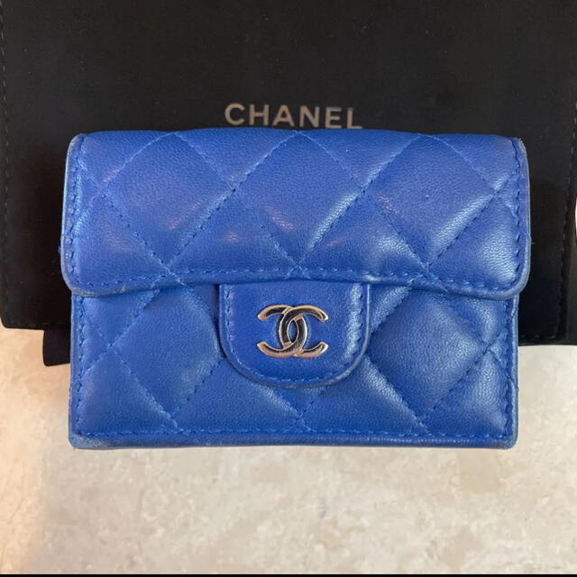 CHANEL(シャネル)のCHANEL シャネル3つ折りミニ財布 レディースのファッション小物(財布)の商品写真