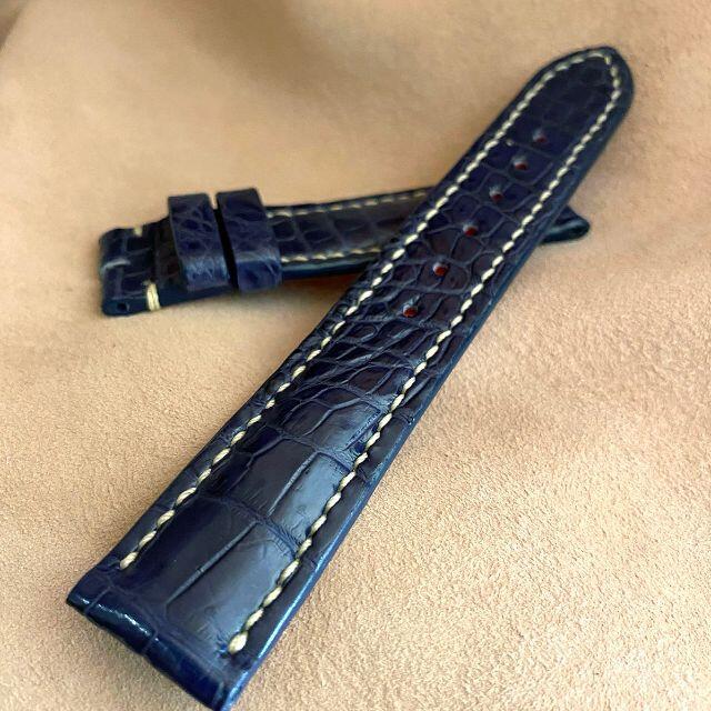 【ブルー】 クロコダイル 腕時計ベルト ブルー (ラグ幅20mm) cro-465の通販 by Yoshiki-WatchBox｜ラクマ になります - www.onkajans.com