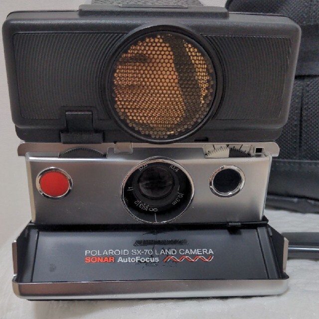 PORTER(ポーター)のSONAR ポラロイドカメラ sx-70 ポーター カメラバッグ付き スマホ/家電/カメラのカメラ(フィルムカメラ)の商品写真