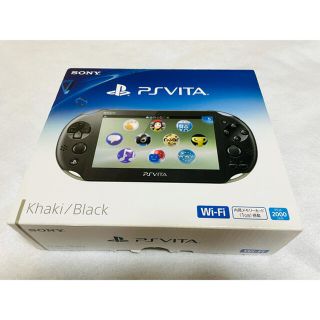 プレイステーションヴィータ(PlayStation Vita)の☆本体未使用品☆ PSVita PCH-2000 ZA16  カーキブラック(家庭用ゲーム機本体)