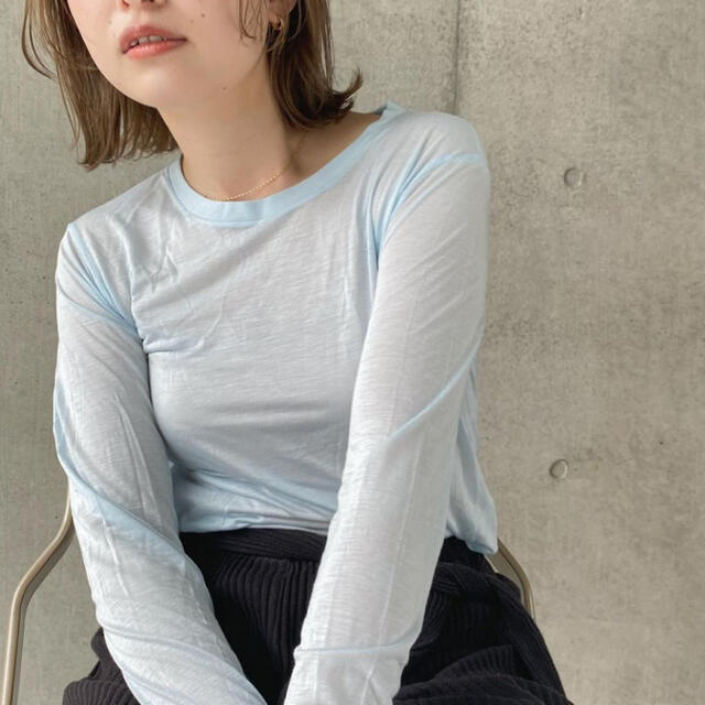 BEAUTY&YOUTH UNITED ARROWS(ビューティアンドユースユナイテッドアローズ)のbaserange ベースレンジ　long sleeveT S レディースのトップス(カットソー(長袖/七分))の商品写真