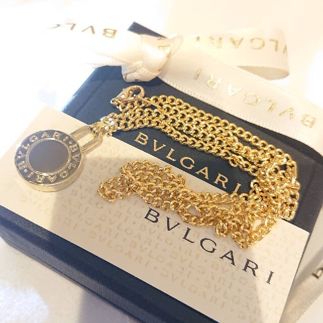 【正規 未使用】BVLGARI ゴールド ネックレス 3㎜50cmメンズチェーン
