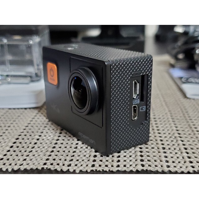 GoPro(ゴープロ)の<お徳用> 中華アクションカメラ 2点 セット apeman a80 wimus スマホ/家電/カメラのカメラ(ビデオカメラ)の商品写真