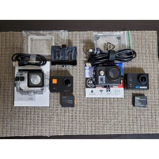 ゴープロ(GoPro)の<お徳用> 中華アクションカメラ 2点 セット apeman a80 wimus(ビデオカメラ)