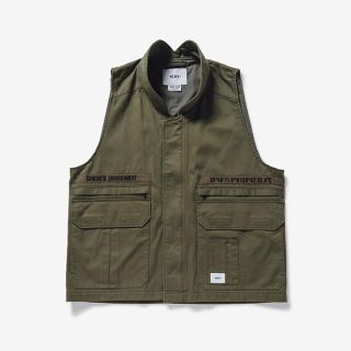 ダブルタップス(W)taps)のWTAPS 21SS REP VEST オリーブ M 送料込み(ベスト)