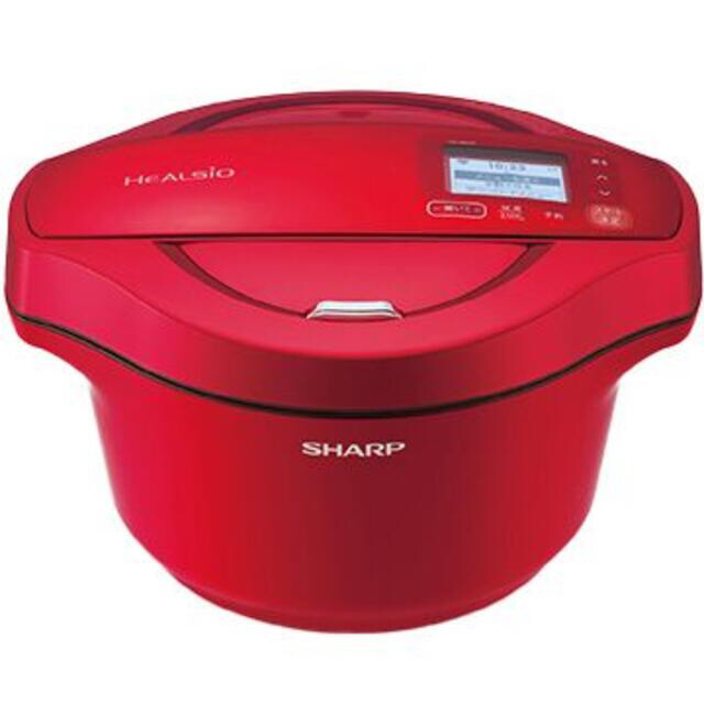 SHARP ヘルシオ ホットクック 2.4L 電気無水鍋　KN-HW24F-R