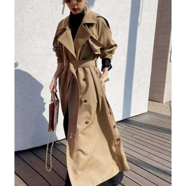 アメリTRENCH LAYERED DRESS 期間限定値下げ