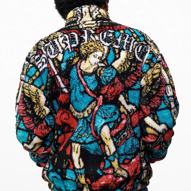 Supreme Saint Michael Fleece Jacket M