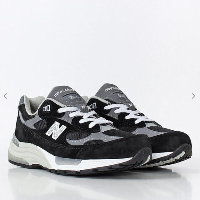 27cm New Balance 992EB – Black/Grey | cprc.org.au