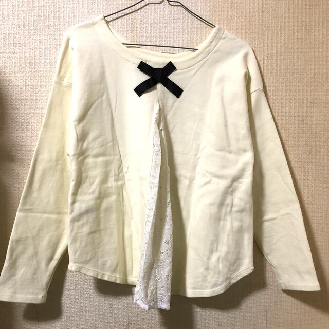 heather(ヘザー)のHeather◆バックレース切替カットソー レディースのトップス(カットソー(長袖/七分))の商品写真