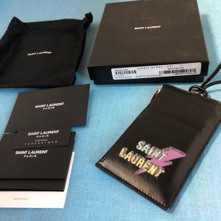 サンローラン(Saint Laurent)のSAINT LAURENTサンローラン★カードケース★Gカード箱付き(コインケース/小銭入れ)