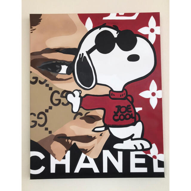 ニューヨークギャラリー 絵 スヌーピー エンタメ/ホビーの美術品/アンティーク(絵画/タペストリー)の商品写真