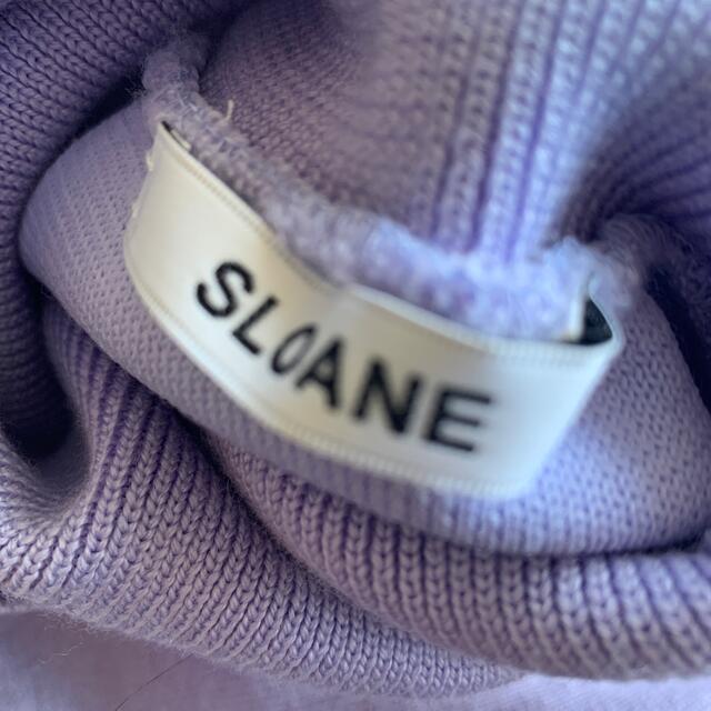 SLOANE タートルネック　ラベンダー色 レディースのトップス(ニット/セーター)の商品写真