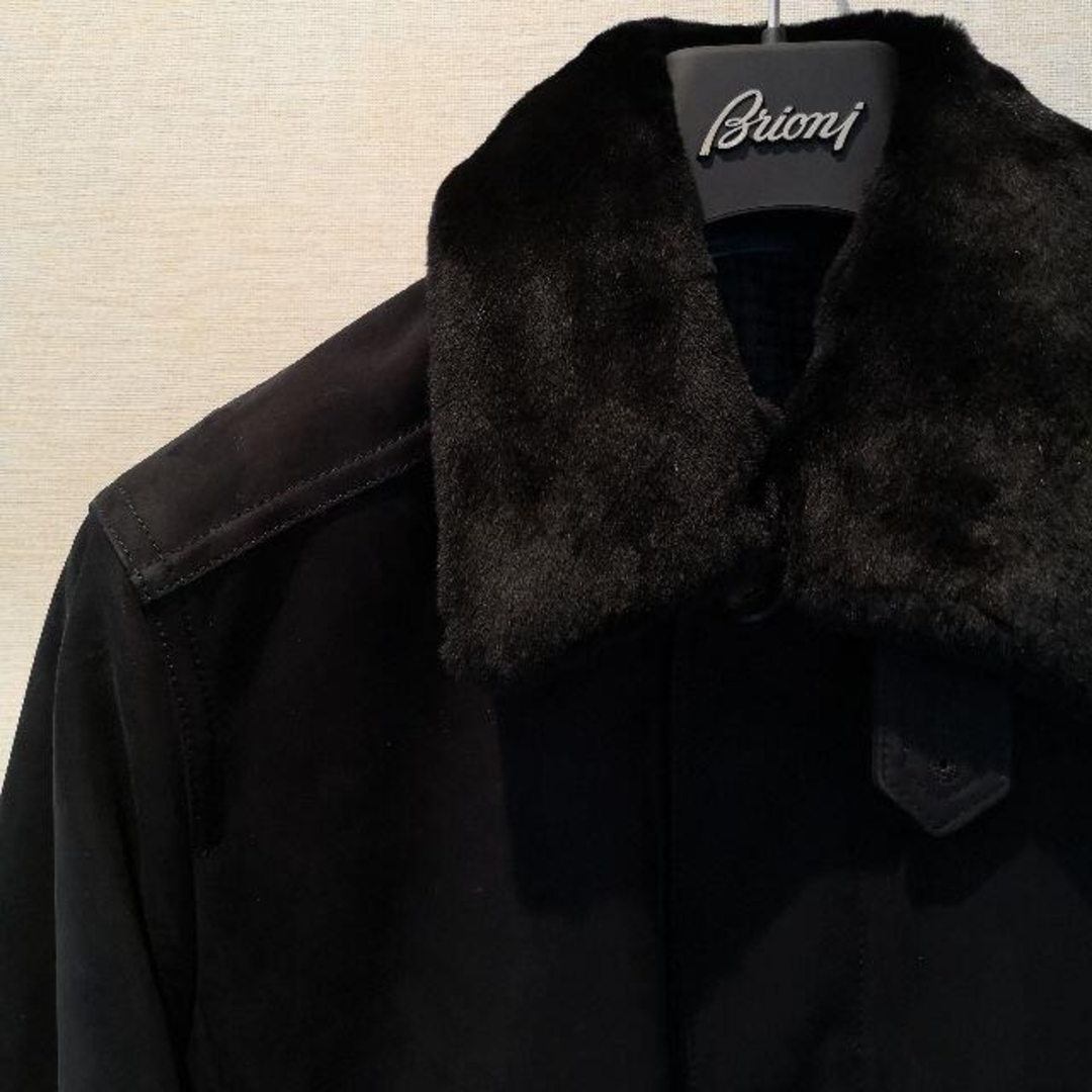 Brioni(ブリオーニ)のブリオーニ ミンク レザー カシミア ５２ メンズのジャケット/アウター(レザージャケット)の商品写真