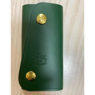 イルビゾンテ(IL BISONTE)の【新品未使用】イルビゾンテ キーケース VERDE グリーン LONG.ver(キーケース)