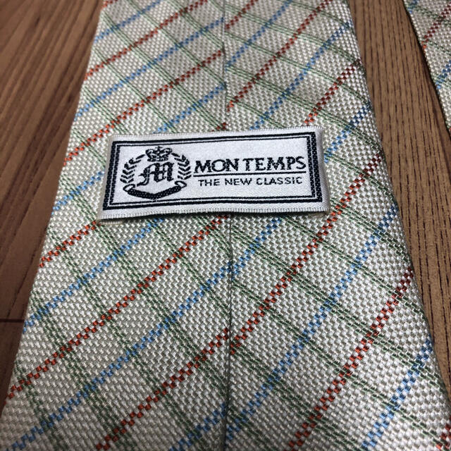 MON TEMPS モンタン　ブランドネクタイ　送料無料 レディースのファッション小物(ネクタイ)の商品写真