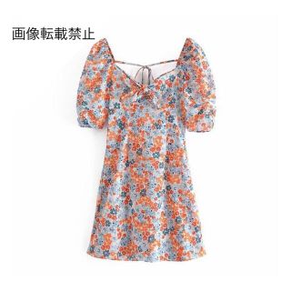 ザラ(ZARA)の🌼春新作💐4048◆レトロ 花柄 ワンピース(ミニワンピース)