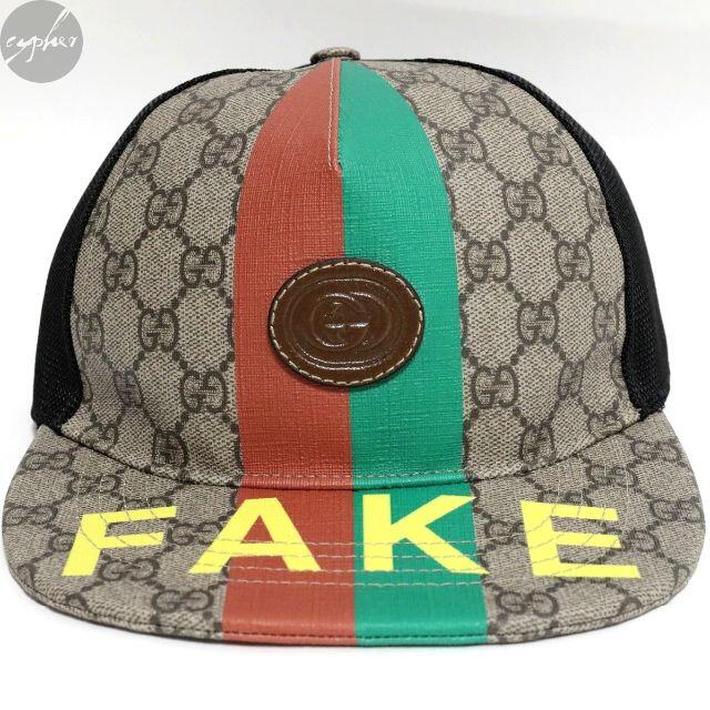 20AW GUCCI FAKE NOT GGスプリーム キャップ M新品 グッチ-