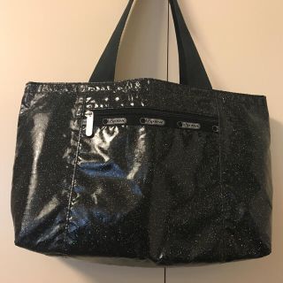 レスポートサック(LeSportsac)のレスポートサック　ブラックグリッター　リバーシブルトート(トートバッグ)