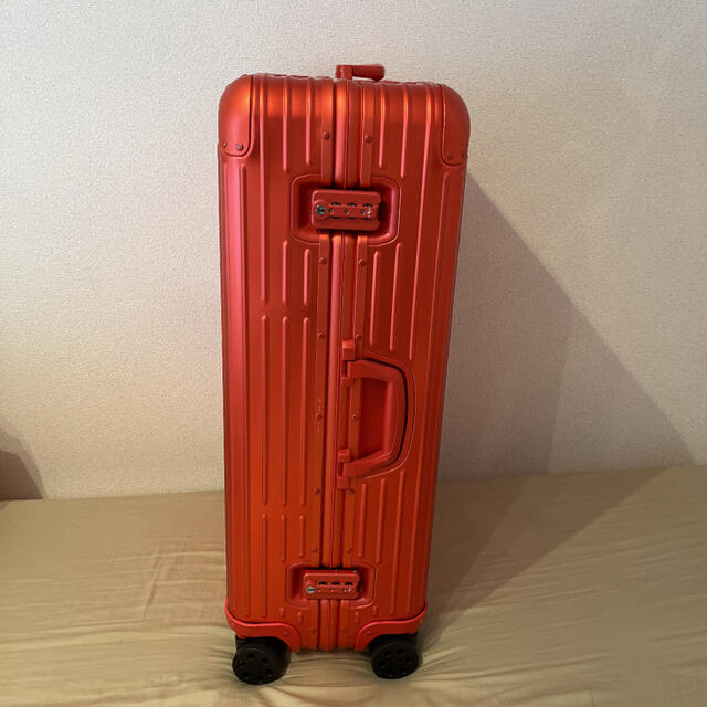 上品な リモワ <極美品> - RIMOWA スーツケース レッド L check-in トラベルバッグ/スーツケース 3