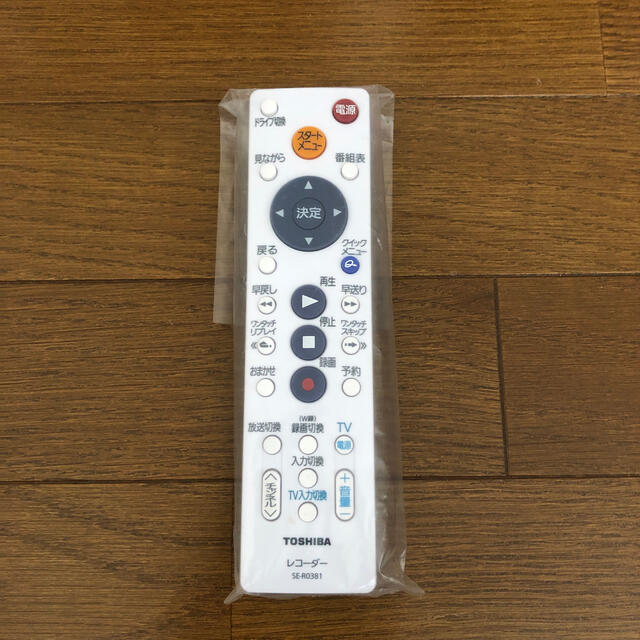東芝(トウシバ)のTOSHIBA レコーダー　リモコン　 スマホ/家電/カメラのテレビ/映像機器(その他)の商品写真