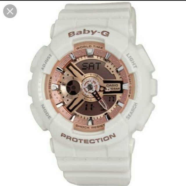 Baby-G(ベビージー)のCASIO Baby-G 腕時計 ホワイト レディースのファッション小物(腕時計)の商品写真