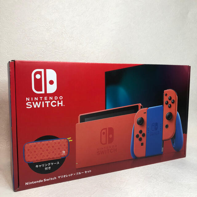 Nintendo Switch　本体　マリオレッド×ブルーセット