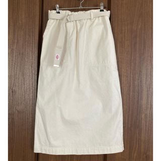 ダントン(DANTON)の【美品】DANTON ワークスカート　ベルト付き　36(ロングスカート)