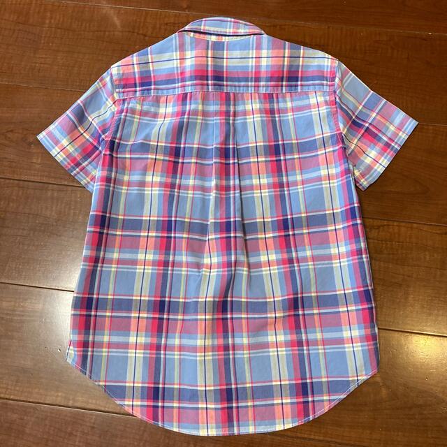 Ralph Lauren(ラルフローレン)のラルフローレン　チェック　半袖シャツ　130 キッズ/ベビー/マタニティのキッズ服男の子用(90cm~)(ブラウス)の商品写真