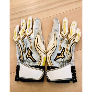 ミズノ(MIZUNO)のミズノ　野球 ☆ バッティンググローブ  両手用 ミズノプロ シリコンパワー (ウェア)