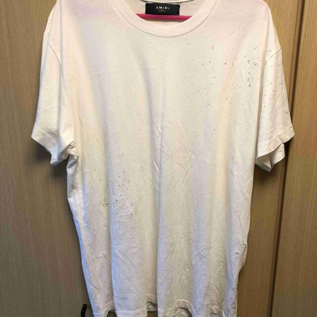 正規 AMIRI アミリ ショットガン加工 ダメージ Tシャツ