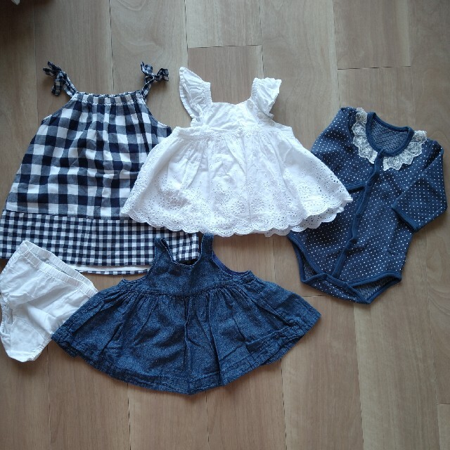 babyGAP(ベビーギャップ)のギャップ　GAP　70　80 ベビー　ロンパース　ワンピース　 キッズ/ベビー/マタニティのベビー服(~85cm)(ワンピース)の商品写真