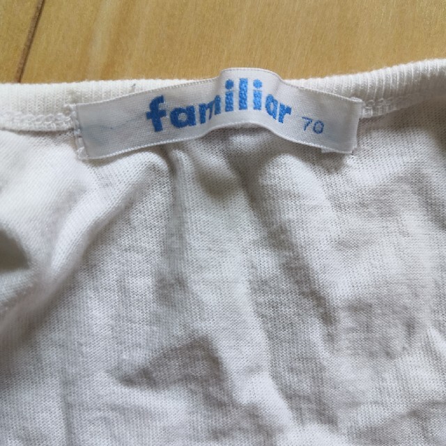 familiar(ファミリア)のfamiliar　ベビーロンパース 70　女の子 キッズ/ベビー/マタニティのベビー服(~85cm)(ロンパース)の商品写真