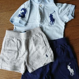 ポロラルフローレン(POLO RALPH LAUREN)のラルフローレン ポロシャツ 半袖 半ズボン 80cm ベビー(シャツ/カットソー)