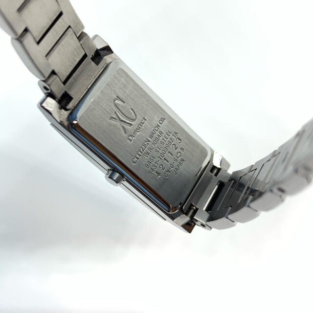 CITIZEN(シチズン)のシチズン　クロスシー　レディース腕時計　スクエア型　そこそこ美品＋新品電池です☆ レディースのファッション小物(腕時計)の商品写真