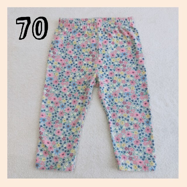 babyGAP(ベビーギャップ)のbabygap　花柄　レギンス　70cm キッズ/ベビー/マタニティのベビー服(~85cm)(パンツ)の商品写真